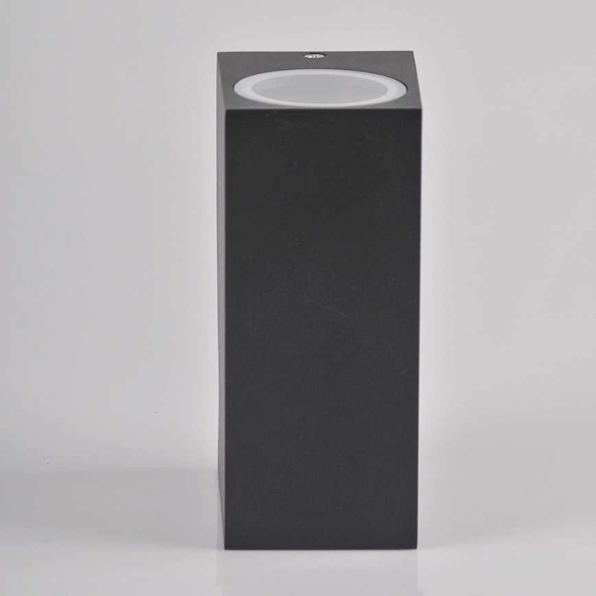 Wandlamp voor buiten BOSTON 2xGU10/10W/230V antraciet