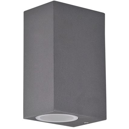 Wandlamp voor buiten BOSTON 2xGU10/10W/230V antraciet