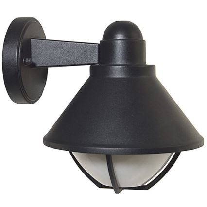 Wandlamp voor buiten EDINA 1xE27/60W/230V IP44 zwart