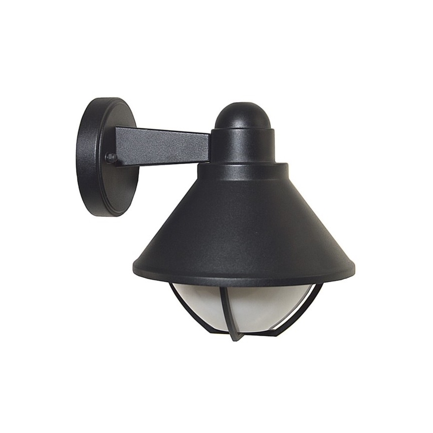 Wandlamp voor buiten EDINA 1xE27/60W/230V IP44 zwart