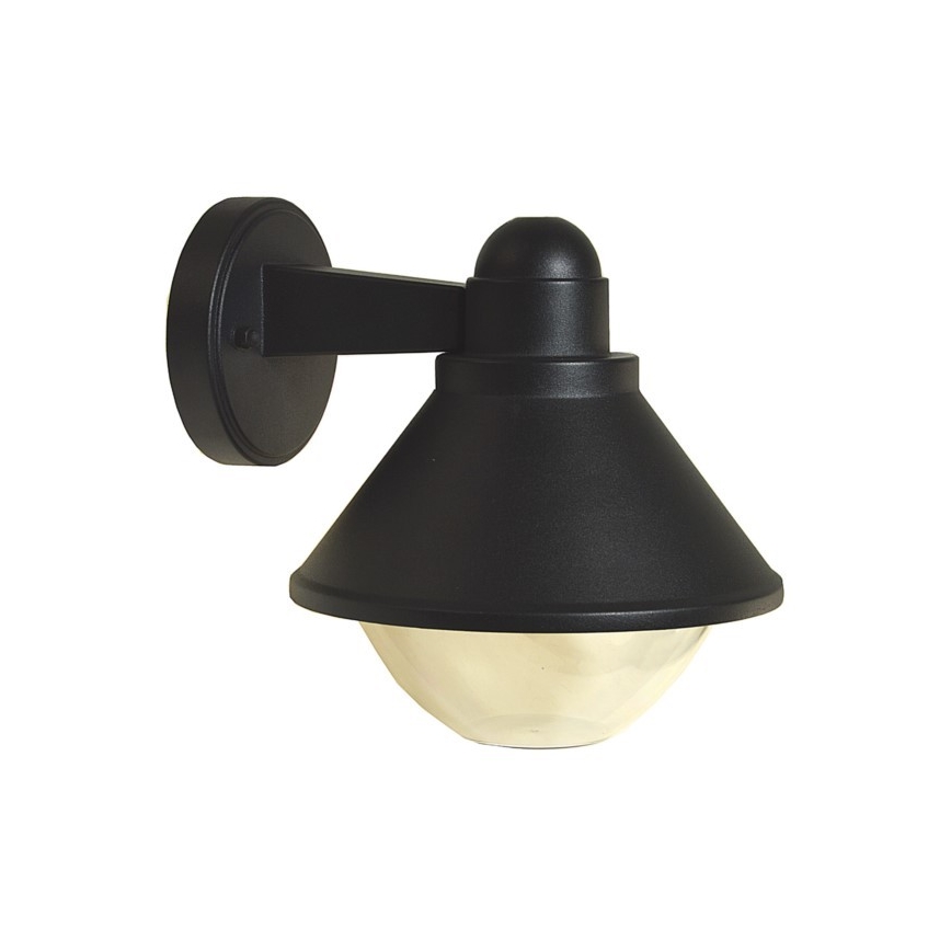 Wandlamp voor buiten ELGIN 1xE27/60W/230V IP44 zwart