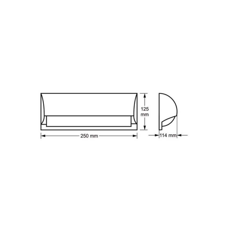 Wandlamp voor buiten FREON 1xE27/60W/230V IP54 antraciet