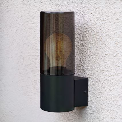 Wandlamp voor buiten HARLEM 1xE27/60W/230V IP44 zwart