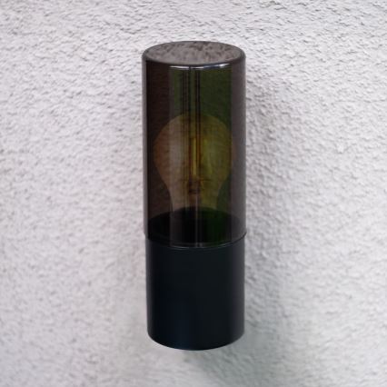 Wandlamp voor buiten HARLEM 1xE27/60W/230V IP44 zwart