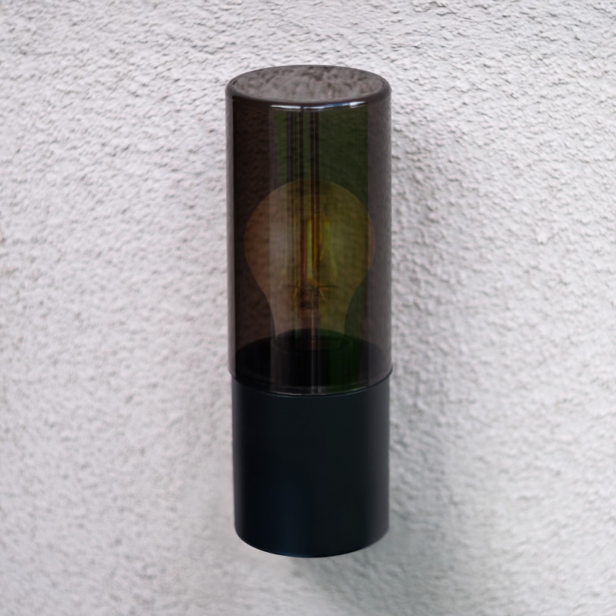 Wandlamp voor buiten HARLEM 1xE27/60W/230V IP44 zwart