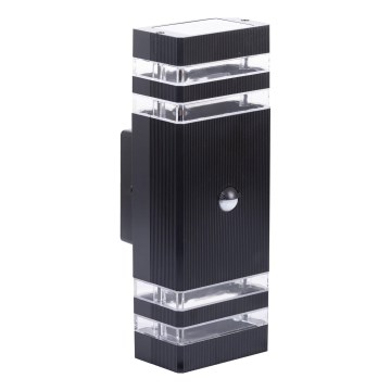 Wandlamp voor buiten met sensor BREZZA 2xGU10/35W/230V IP65