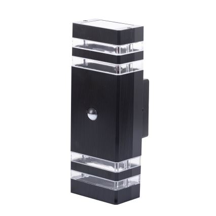 Wandlamp voor buiten met sensor BREZZA 2xGU10/35W/230V IP65