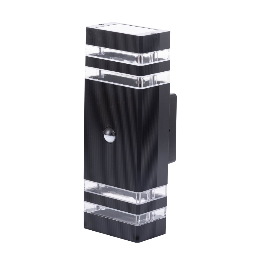 Wandlamp voor buiten met sensor BREZZA 2xGU10/35W/230V IP65