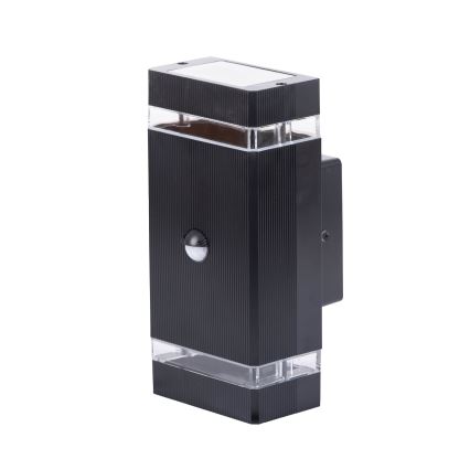 Wandlamp voor buiten met sensor NIZZA 2xGU10/35W/230V IP65