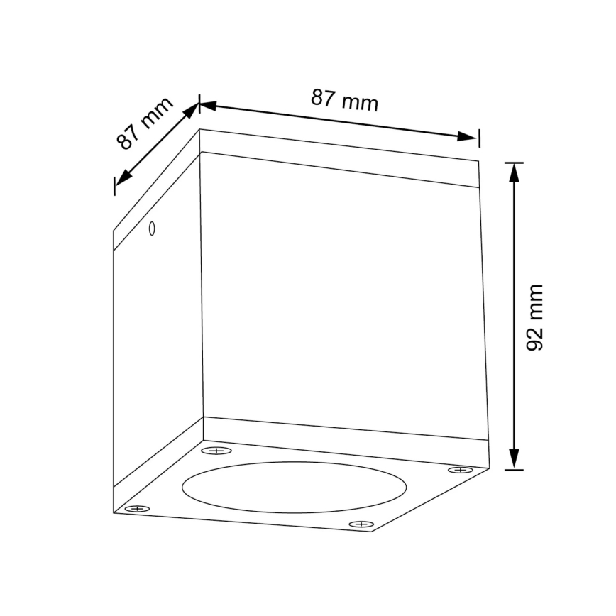 Wandlamp voor buiten MORRIS 1xGU10/35W/230V IP54