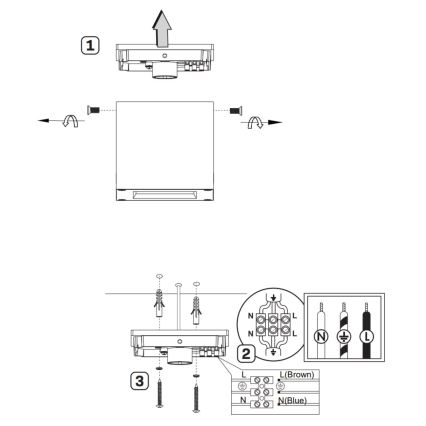 Wandlamp voor buiten MORRIS 1xGU10/35W/230V IP54