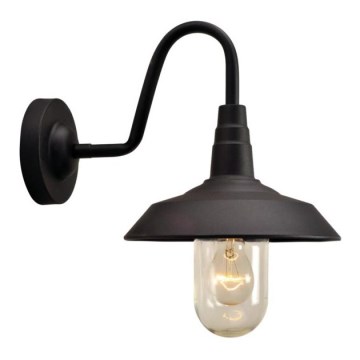 Wandlamp voor buiten NILDA 1xE27/60W/230V IP44 zwart