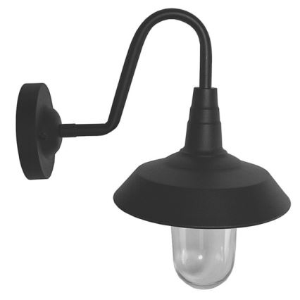 Wandlamp voor buiten NILDA 1xE27/60W/230V IP44 zwart