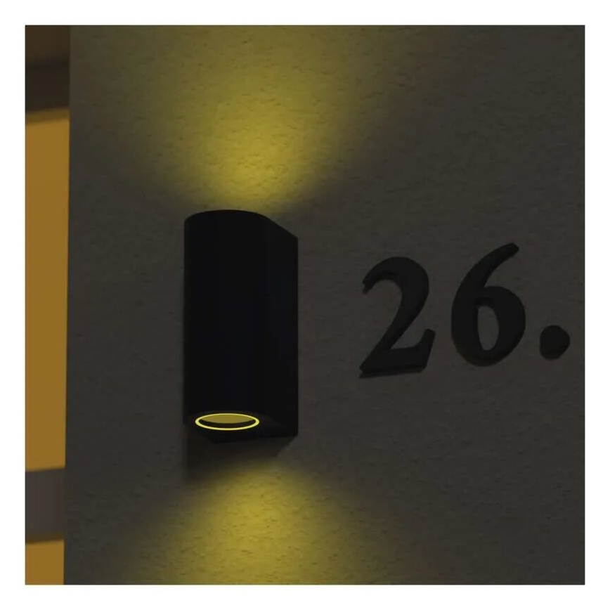 Wandlamp voor buiten OCULUS 2xGU10/7W/230V IP44