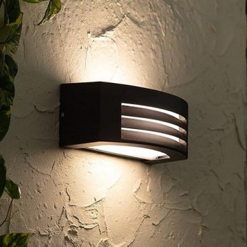 Wandlamp voor buiten OLIANA 1xE27/60W/230V IP54 zwart