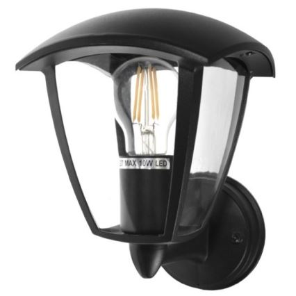 Wandlamp voor buiten SURVA 1xE27/60W/230V IP44 zwart