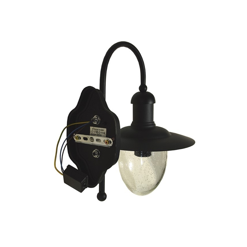 Wandlamp voor buiten TALISA 1xE27/60W/230V IP44 zwart