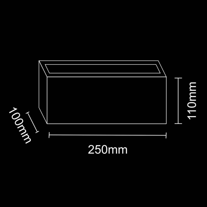 Wandlamp voor buiten TOKIO 1xE27/12W/230V IP54