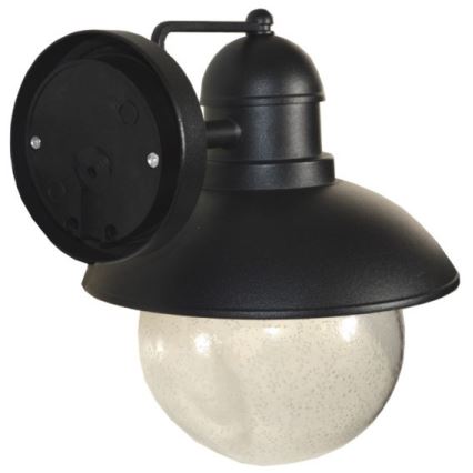 Wandlamp voor buiten WILDA 1xE27/60W/230V IP44 zwart