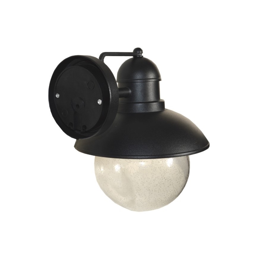 Wandlamp voor buiten WILDA 1xE27/60W/230V IP44 zwart