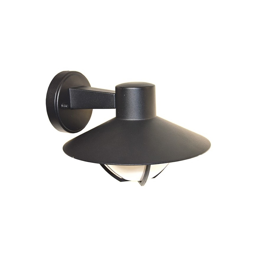 Wandlamp voor buiten ZALIKA 1xE27/60W/230V IP44 zwart