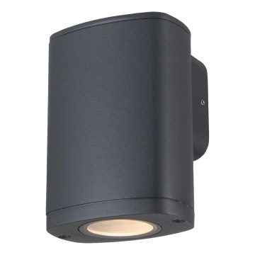 Wandlamp voor buiten ZEVI 1xGU10/10W/230V IP54 antraciet
