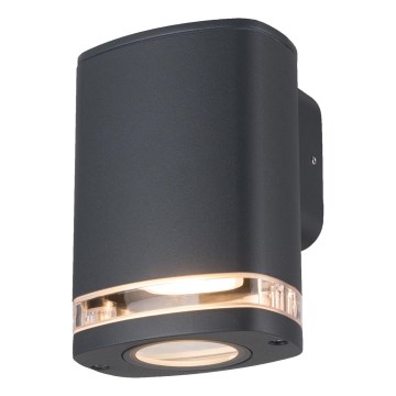 Wandlamp voor buiten ZEVI 1xGU10/10W/230V IP54 antraciet