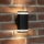 Wandlamp voor buiten ZEVI 2xGU10/10W/230V IP54 zwart