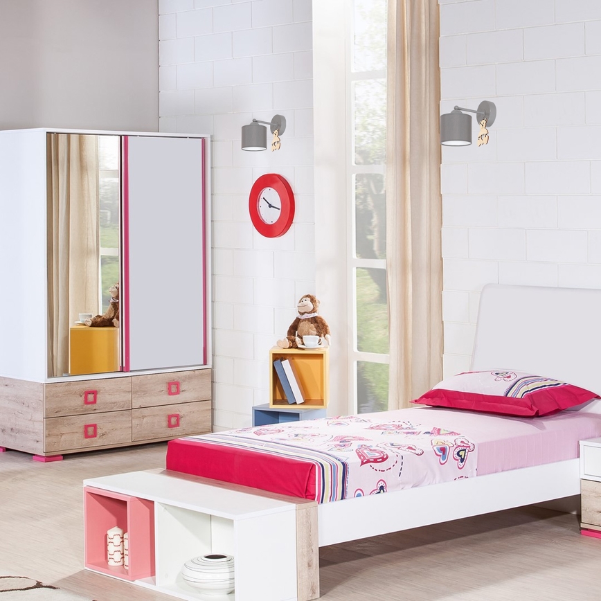 Wandlamp voor kinderen BEAR 1xE27/60W/230V