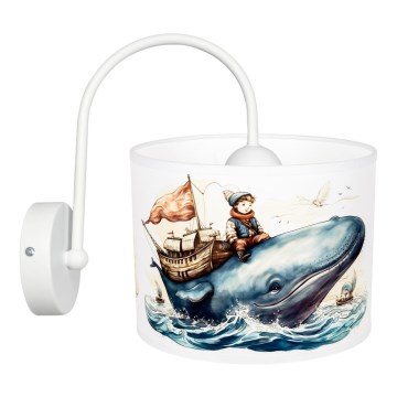 Wandlamp voor kinderen OCEAN 1xE27/60W/230V