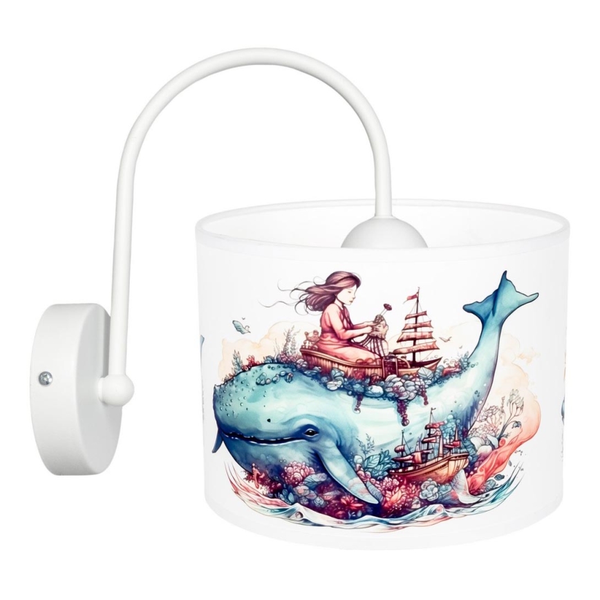 Wandlamp voor kinderen OCEAN 1xE27/60W/230V