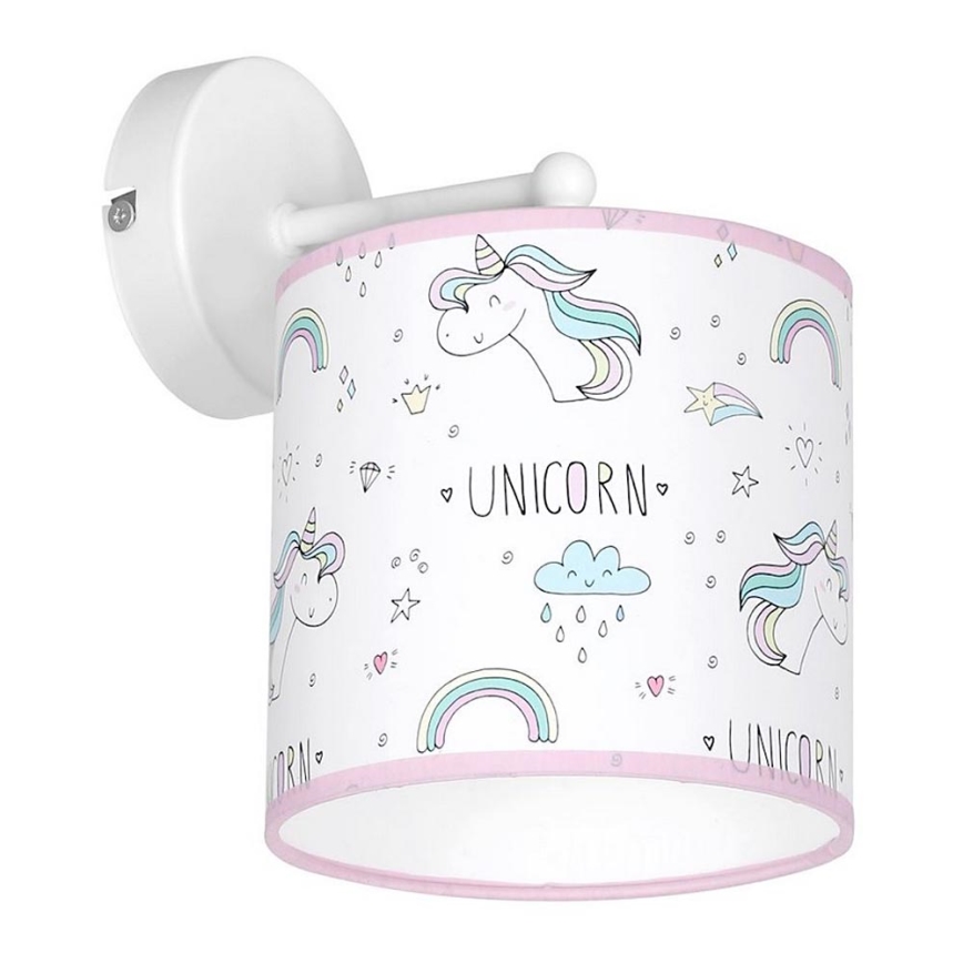 Wandlamp voor kinderen UNICORN 1xE27/60W/230V