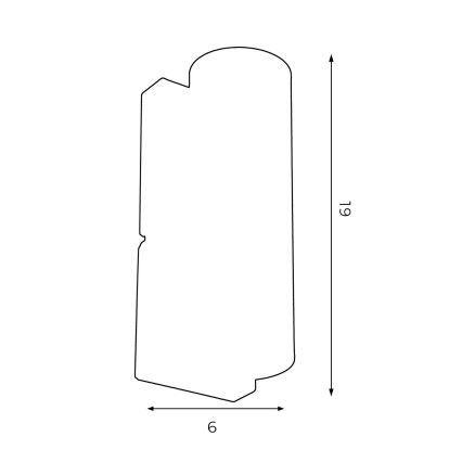 Wandlamp WALL 1xGU10/8W/230V wit