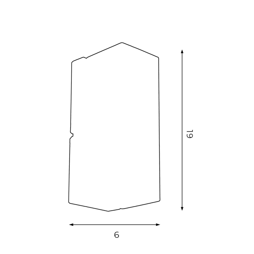 Wandlamp WALL 1xGU10/8W/230V wit