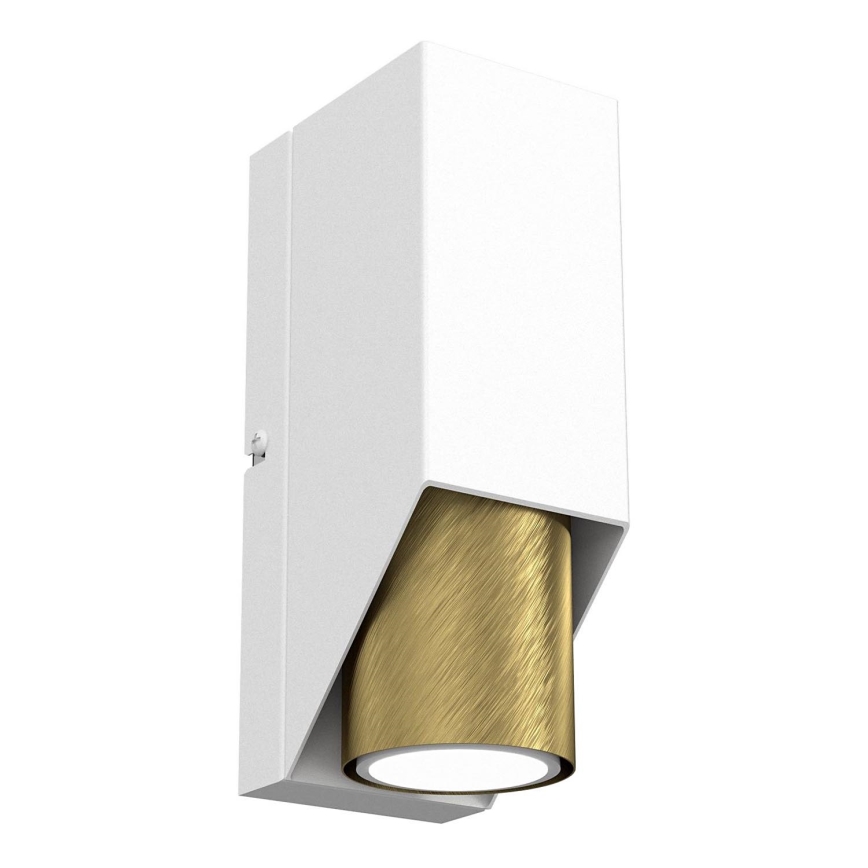 Wandlamp WALL 1xGU10/8W/230V wit/messing