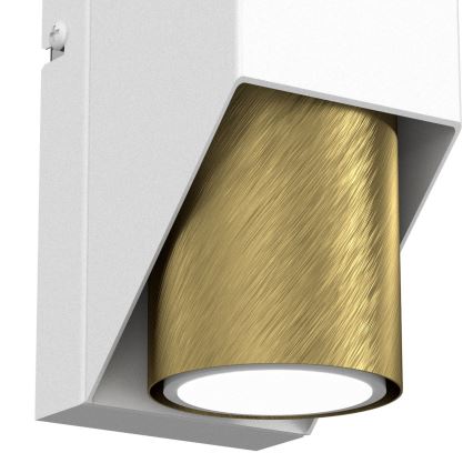 Wandlamp WALL 1xGU10/8W/230V wit/messing