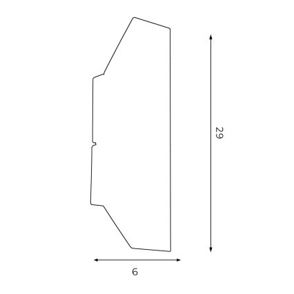 Wandlamp WALL 2xGU10/8W/230V wit