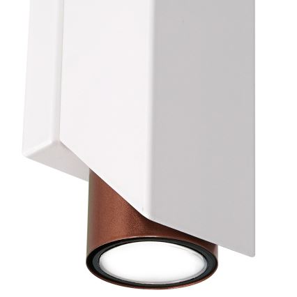 Wandlamp WALL 2xGU10/8W/230V wit/koper