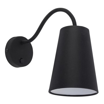 Wandlamp WIRE BLACK 1xE27/60W/230V