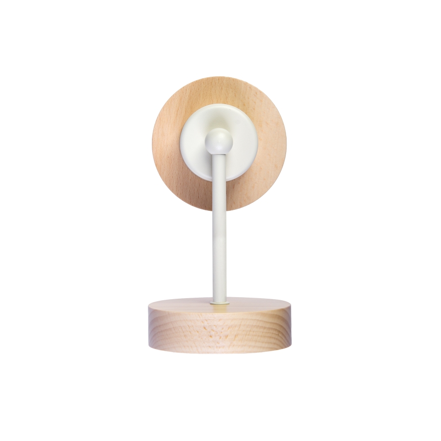 Wandlamp WOODNEST 1xE27/15W/230V dennen/crème