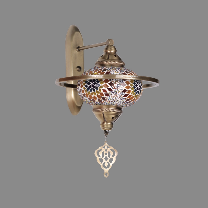Wandlamp YENI 1xE27/40W/230V brons
