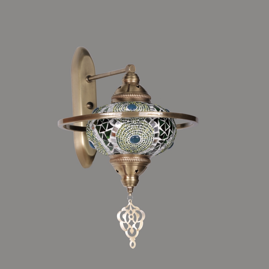 Wandlamp YENI 1xE27/40W/230V brons