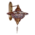 Wandlamp YENI 1xE27/40W/230V bronskleurig