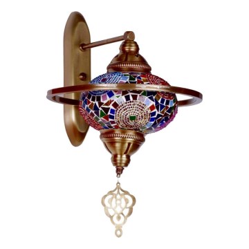 Wandlamp YENI 1xE27/40W/230V bronskleurig