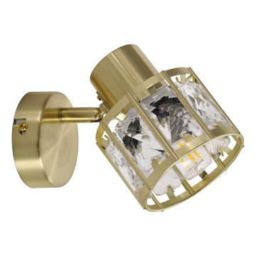 Wandlamp ZAHARA 1xE27/10W/230V goudkleurig