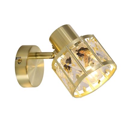 Wandlamp ZAHARA 1xE27/10W/230V goudkleurig