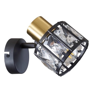 Wandlamp ZAHARA 1xE27/10W/230V zwart