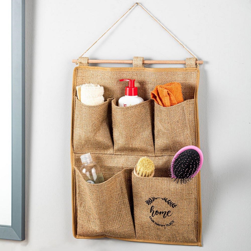 Wandorganizer 45x35 cm bruin