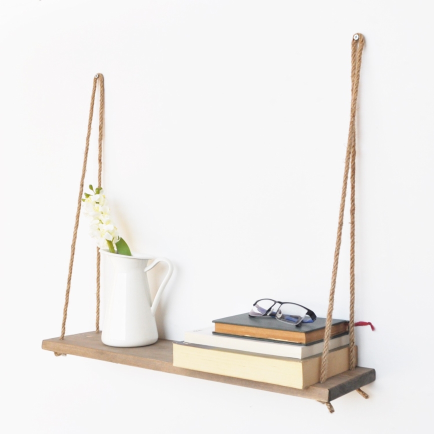 Wandplank 13x60 cm vurenhout