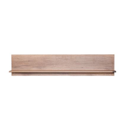 Wandplank 25x120 cm bruin